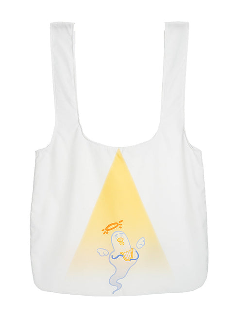 『aya&friends』摸魚事務所  あひるくん ぬいぐるみエコバッグ